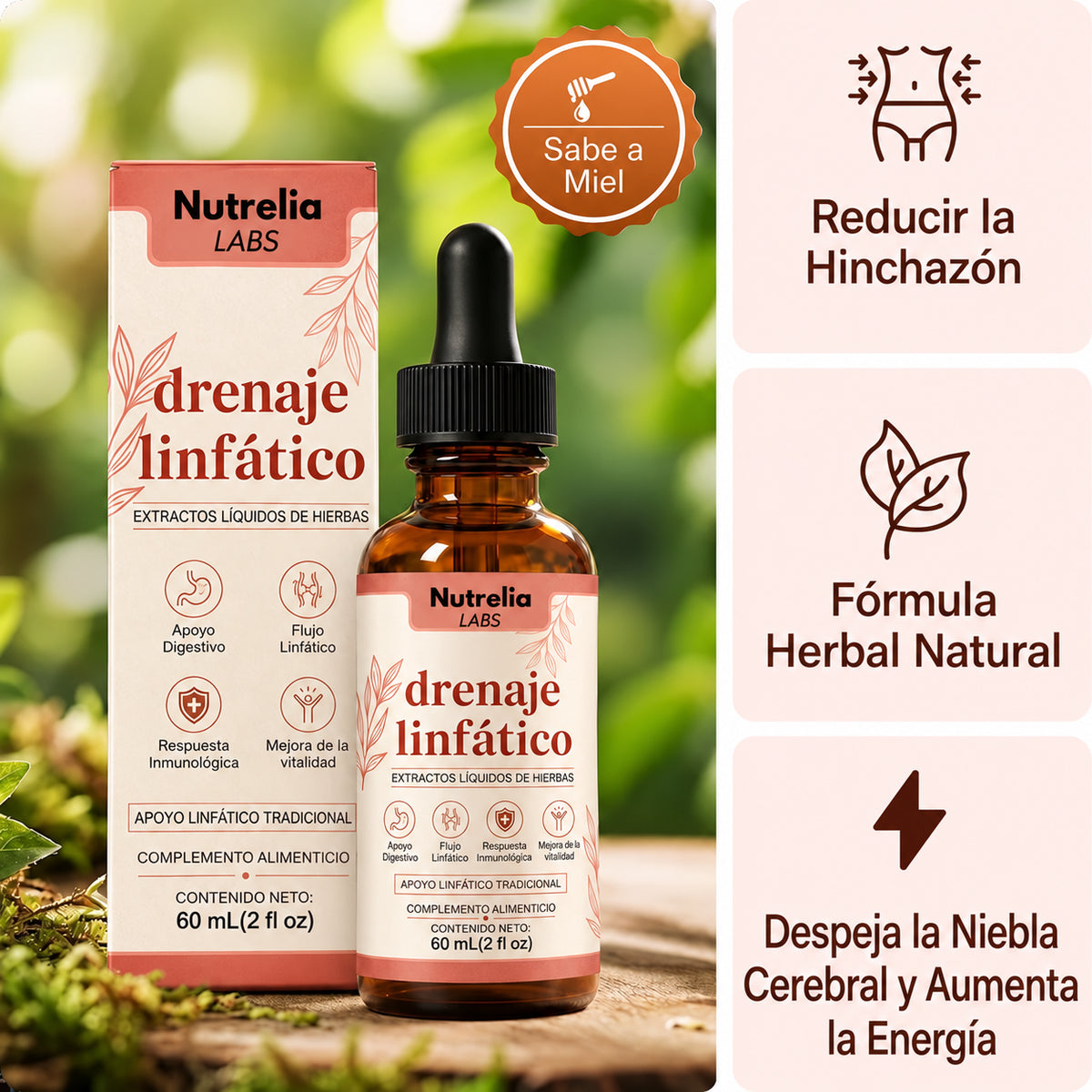 Drenaje Linfático Nutrelia - Gotas Naturales