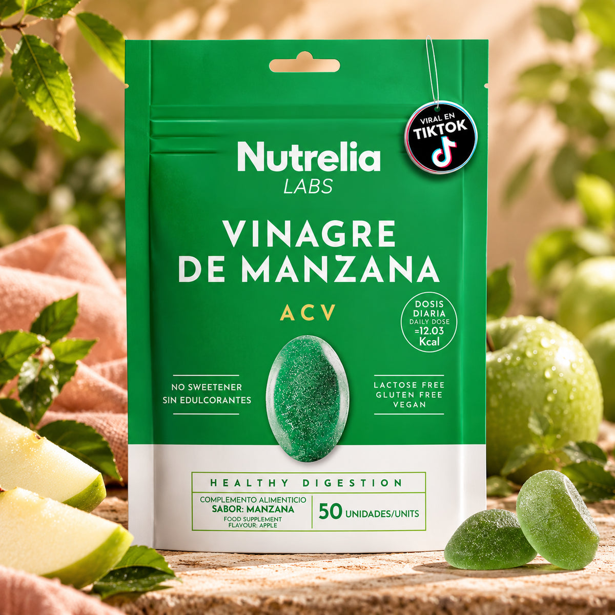 Vinagre de manzana, vitamina C y pectina